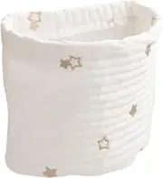 Iouyjiu Baby Bedside Diaper Storage Bag, Crib Organizer Pocket, Non Slip Hanging Nursery Organizers, Multi Pocket Baby Items Holder for Diapers, Toys, Bottles and Clothing