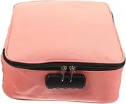 MOBUTOFU Collapsible File Storage Bag Multi Layer Document Organizer Box with Lock Fireproof Storage Case for Certificates Passports Banknotes and Personal Items