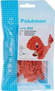 Nanoblock Pokemon - Charmander, Nanoblock Pokemon Series Box of 6