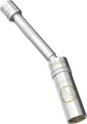 LEXIVON 5/8" Swivel Magnetic Spark Plug Socket, 3/8" 5/8-Inch x 6-Inch, Steel