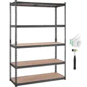 VEVOR Garage Shelving 1.2X1.8m Unit Rack Pallet Storage Shelves 5 Tier Warehouse