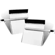 Stainless Quarter Fender For Semi Truck 24x24" Freightliner Kenworth Peterbilt