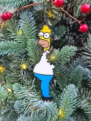 Homer Simpson Christmas Tree Ornament - The Simpsons Holiday Decoration