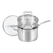 20cm Saucepan with 16/18/20cm Multi Steame SCANPAN Impact Steam Mixing Cook