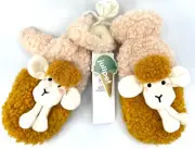 Kids Fleece Sheep Lamb Mittens by Julipet NWT Idiot Strings Winter Warm Cute