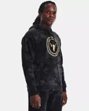 RARE Under Armour Men's UA Project Rock Vet Day Flag Hoodie -NEW- Large