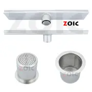 300/500/800/900/1800mm Linear Tile Insert Grate Shower Swimming Pool Floor Drain