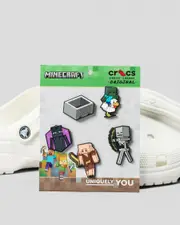 [Crocs] Crocs Women's Minecraft Jibbitz 5 Pack One Size Multicolor