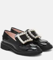 [Roger Vivier] Roger Vivier Viv' Rangers patent leather loafers AU 5 black