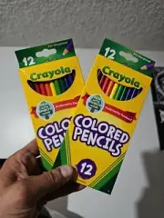 Colored Pencils,12 Count X2 Box Pre-sharpened