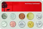 Authentic Genuine Collectable Silver Coins Land Animals Collection