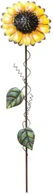 Sunflower Stake Garden Decor Sunflower Yard Stake Outdoor Decor Metal Yard Art