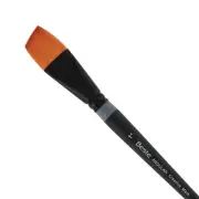 Creative Mark Beste Golden Taklon Hair Brushes - [Angular Curve Maker - 1"]