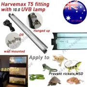 Desert Reptile T5 24w 10.0 UVB Light Fitting With Lamp Terrarium Aquarium Tank