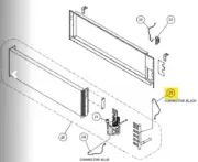 FUJITSU K9900881023 aka 9900881023 THERMISTOR PIPE VAB