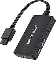 N64 to HDMI converter Compatible with Nintendo 64 Console, Super Nintendo SNES, GameCube, Support 480P/720P