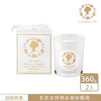 在飛比找momo購物網優惠-【EU_BIO】國際名牌精品香水蠟燭香奈兒 N0.5 2入/