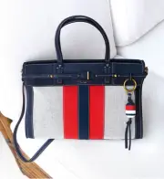 TORY BURCH BAG WORN 2WAYS USD$450 TORY NAVY