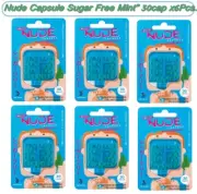 Nude Capsule Sugar Free Mint” Candy Sugar free mouth deodorant 30capsules x6Pcs.
