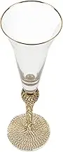 SHOWERORO Elegant Wine Flute Glassware Tall Cocktail Goblet for Parties for Christmas Beach Party Decorations Stylish Glass Cup Adds Glamour to Any Table Setting