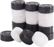 Marble Checker Figures 1.25'' Inches Black and White Handmade Checker Board Game