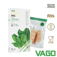 在飛比找誠品線上優惠-VAGO FRESH食物真空保鮮袋/ 中/ 10入