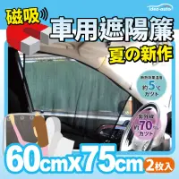 在飛比找momo購物網優惠-【idea auto】日式新款磁吸式遮陽簾(汽車用遮陽簾 夏