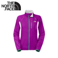 在飛比找momo購物網優惠-【The North Face】女 防潑風衣外套 《紫紅》C
