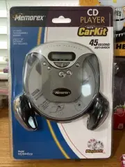 MEMOREX--CD PLAYER WITH CAR KIT (NEW) MODEL #MD6445cp