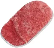 Coral Velvet Wash Mitt, Scratch-Free Car Cleaning Mitt, Absorbent Car Wash Mitt, Auto Detailing Mitt, Quickly Gently Cleans Delicate Finishes Without Swirls For Car Washing