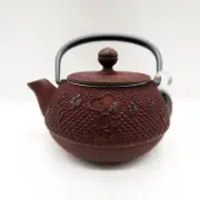 Snoopy Southern Iron Ware Rock Casting Teapot & Teapot Mat Set Made In Japan