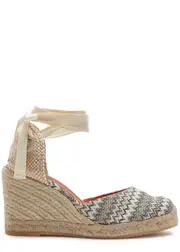 Missoni Eva 80 Zigzag Wedge Espadrilles - Green - 36 (IT36 / UK3) 36 (IT36 / UK3)