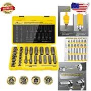 Comprehensive 28-Piece Extractor Kit - Ideal for Home and Mechanic Repairs