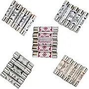 100pcs Fuse Cartridge 1 3 5 10 13A Amp 240V Volt Household Mains Plug Fuse 6.3 x 25mm 0.25 x 1 Inch BS1362 Ceramic Tube Cartridge Fuse Assortment Kit