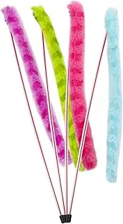 NOLITOY 4pcs Cat Teaser Cat Snake Cat Cat Christmas Toys Pet Toys Catnip Toys Cats Toys Cat Toys Colorful Cat Stick Cat Teasing Wands Kitten Indoor Plush