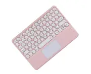 10 inch Bluetooth Keyboard Touch, Wireless Keyboard Ultra-Slim Portable with Trackpad, Built-in Rechargeable Battery