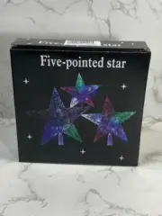 Christmas Tree Topper Lighted, Christmas Tree Star with Remote Control