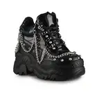 NEW Anthony Wang - SPACE CANDY Interstellar Black Hologram Platform Sneaker