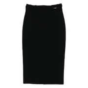 [Elisabetta Franchi] Elisabetta Franchi Back-detail Midi Pencil Skirt 44 IT BLACK