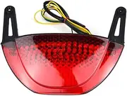 Compatible With H CBR600RR CBR 600 RR 2007 2008 2009 2010 2011 2012 Rear Tail Light Brake Turn Signals Integrated Motorcycle LED Light(Red)