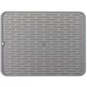 Oxo Silicone Good Grips Drying Mat Kitchen Drainer Pad Large - Grey