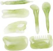 OSOLADY 7Pcs Body Gua Scraping Board Versatile Facial Body Massaging Tools for Enhanced Beauty and Relaxation for Essential Oils