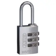 ABUS Padlocks 20mm -Combination Padlock Letterbox -Resettable-SILVER