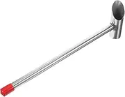 jojofuny Marshmallow Sugar Spoon Ergonomic Stainless Steel Sugar Scooper for Marshmallow Machines and Wear-Resistant for Candy and Dessert Buffets Easy to Clean