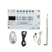 1set Multi-Function FM Radio Transmitter Bluetooth/USB/AUX Inputs & 3.5mm Jack