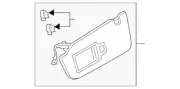 Genuine Audi Sun-Visor 83A-857-551-E-7C0