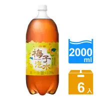 在飛比找PChome24h購物優惠-《金車》梅子汽水2000ml (6入/箱)