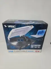 VIBE SOUND VS-2002 USB Turntable/VINYL ARCHIVER Record Player Built In Speakers!