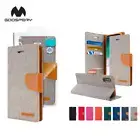 Samsung S25 S24 S23 Ultra Goospery Canvas Wallet Flip Diary Card Slot Case Cover