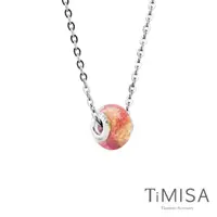 在飛比找momo購物網優惠-【TiMISA】琉璃串珠 超值任選 純鈦項鍊(M02004H